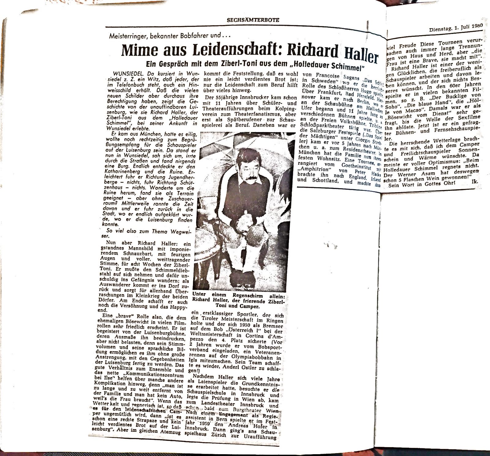 Mime aus Leidenschaft — Interview
